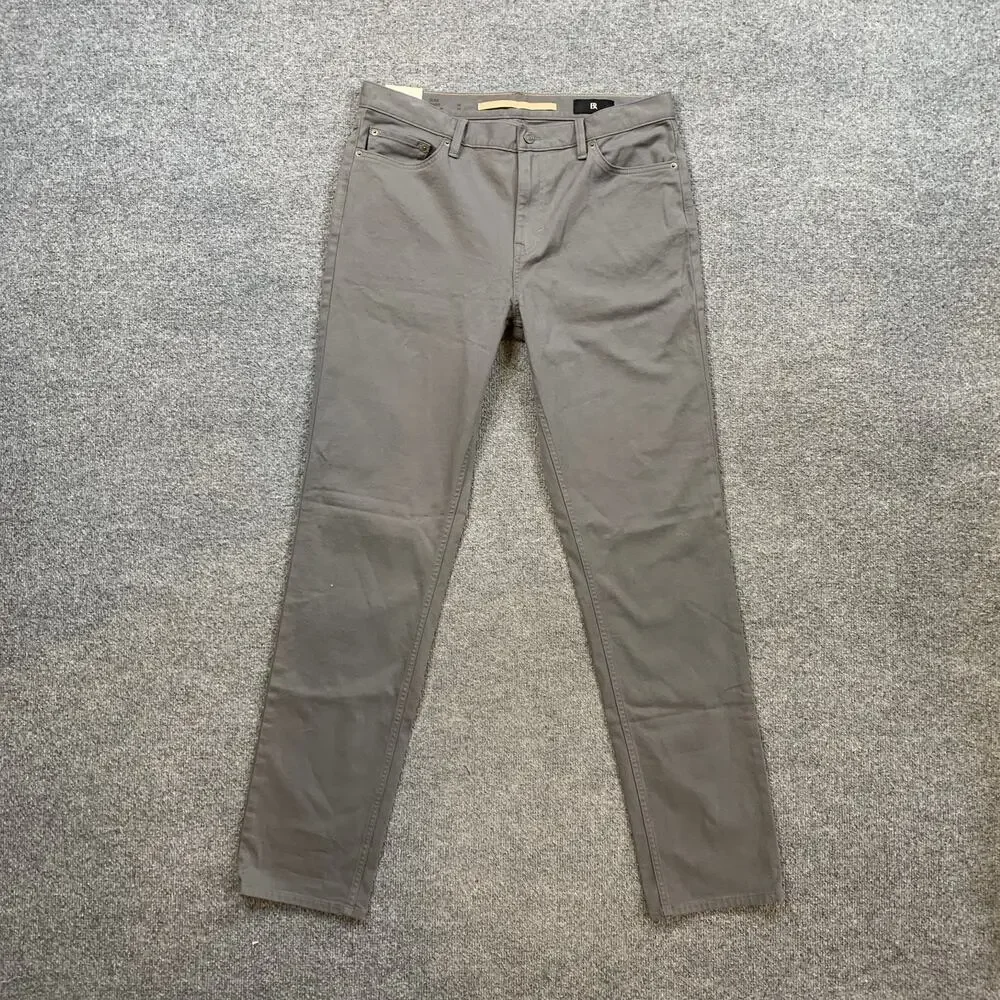 Banana Republic Pants Mens 34 Slim Fit Traveler Mid Rise Stretch Cotton Twill